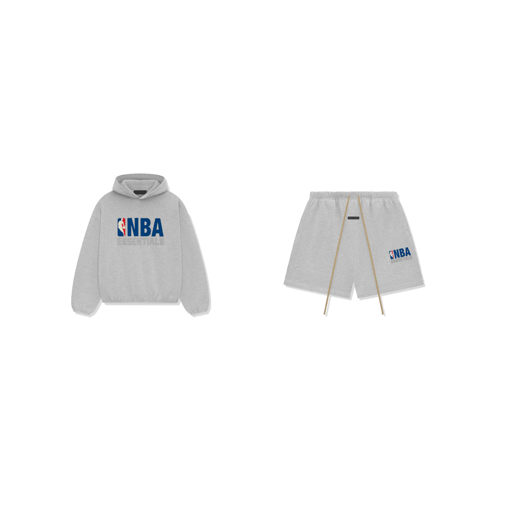 pikastore.cz - Fear of God Essentials NBA S24 Hoodie Light Heather + BA S24 Shorts Light Heather SET-Bundle-pikastore.cz-pikastore.cz