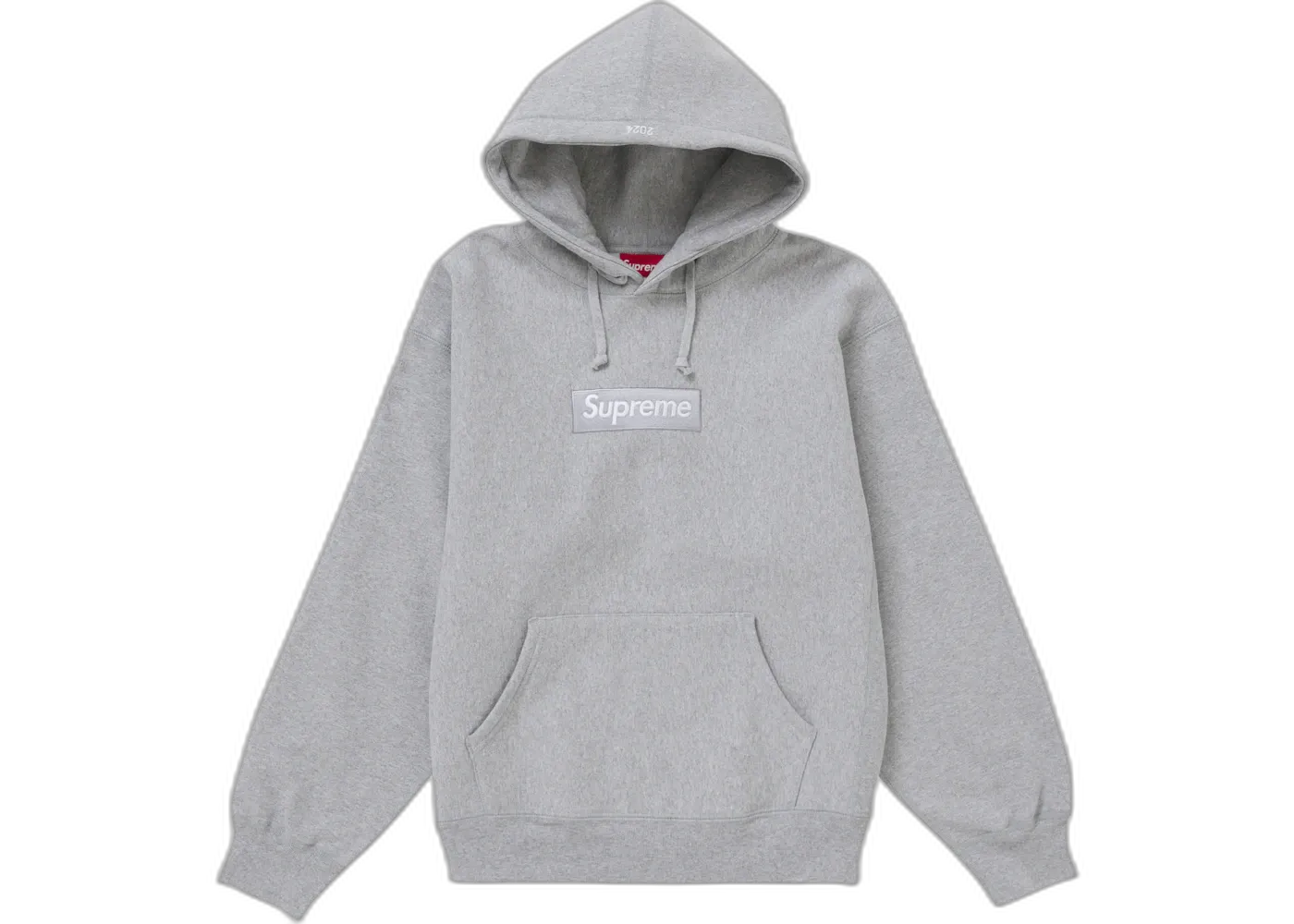 Supreme Box Logo FW24 Hoodie Heather Grey-Supreme-pikastore.cz