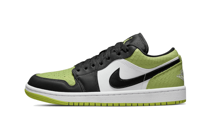 Nike Air Jordan 1 Low Snakeskin Vivid Green (Women's)-sneakers-Air Jordan-pikastore.cz