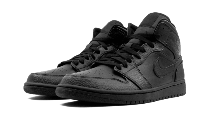 Nike Air Jordan 1 Mid GS Triple Black 2020-Air Jordan-pikastore.cz