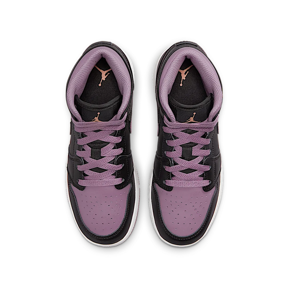 Nike Air Jordan 1 Mid SE GS Black Sky J Mauve-Air Jordan-pikastore.cz