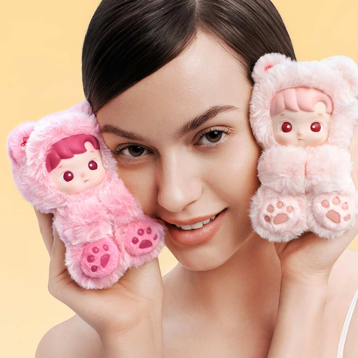 Labubu Pop Mart HACIPUPU Gummy Bear Series Vinyl Plush Pendant Sealed Case (6 Blind Box)-Labubu-pikastore.cz