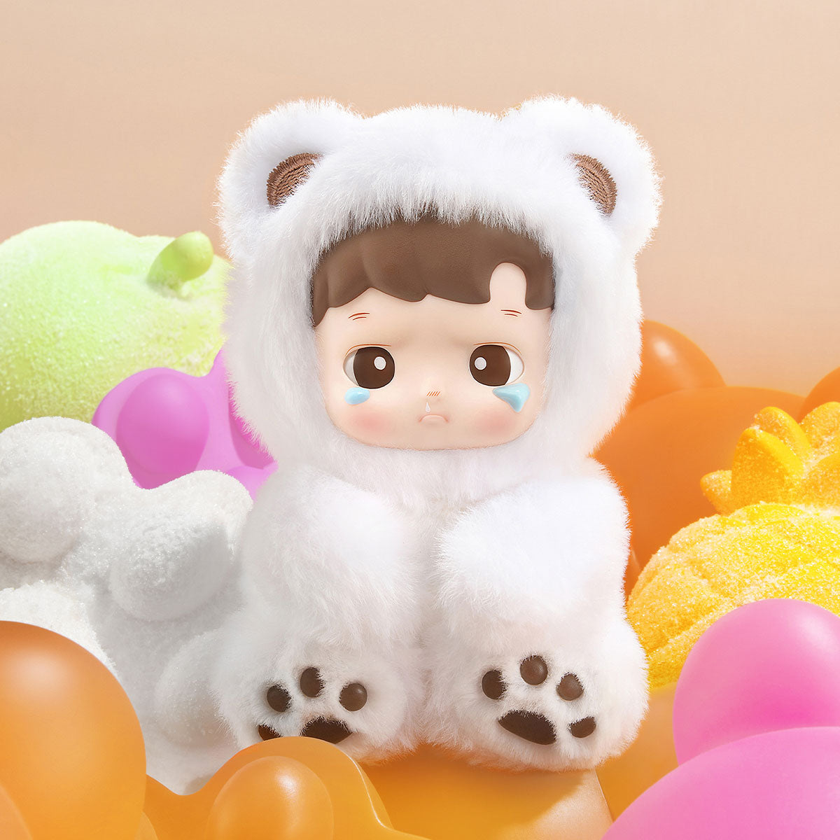 Labubu Pop Mart HACIPUPU Gummy Bear Series Vinyl Plush Pendant Sealed Case (6 Blind Box)-Labubu-pikastore.cz