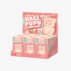 Labubu Pop Mart HACIPUPU Gummy Bear Series Vinyl Plush Pendant Sealed Case (6 Blind Box)