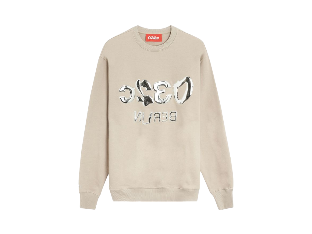 032C Selfie Glitch Sweatshirt Weimaraner