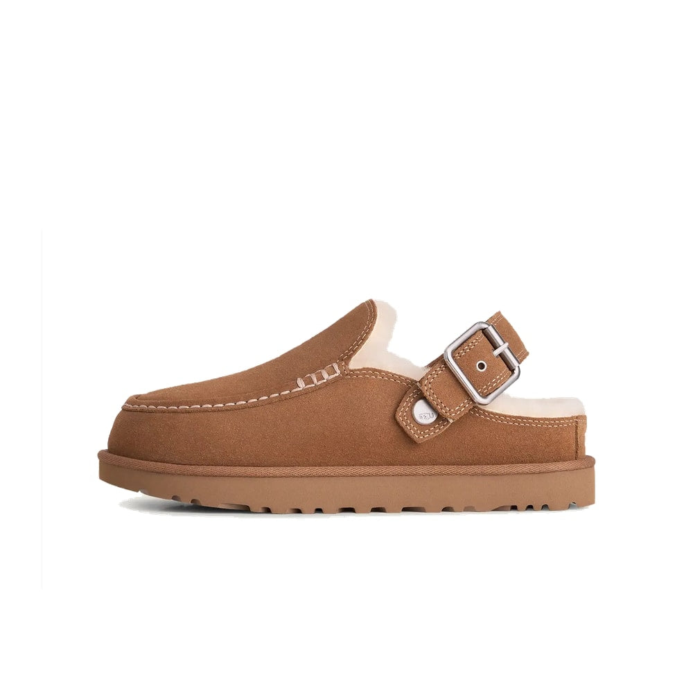 UGG Goldenstar Evelina Clog Chestnut (Women's)-UGG-pikastore.cz