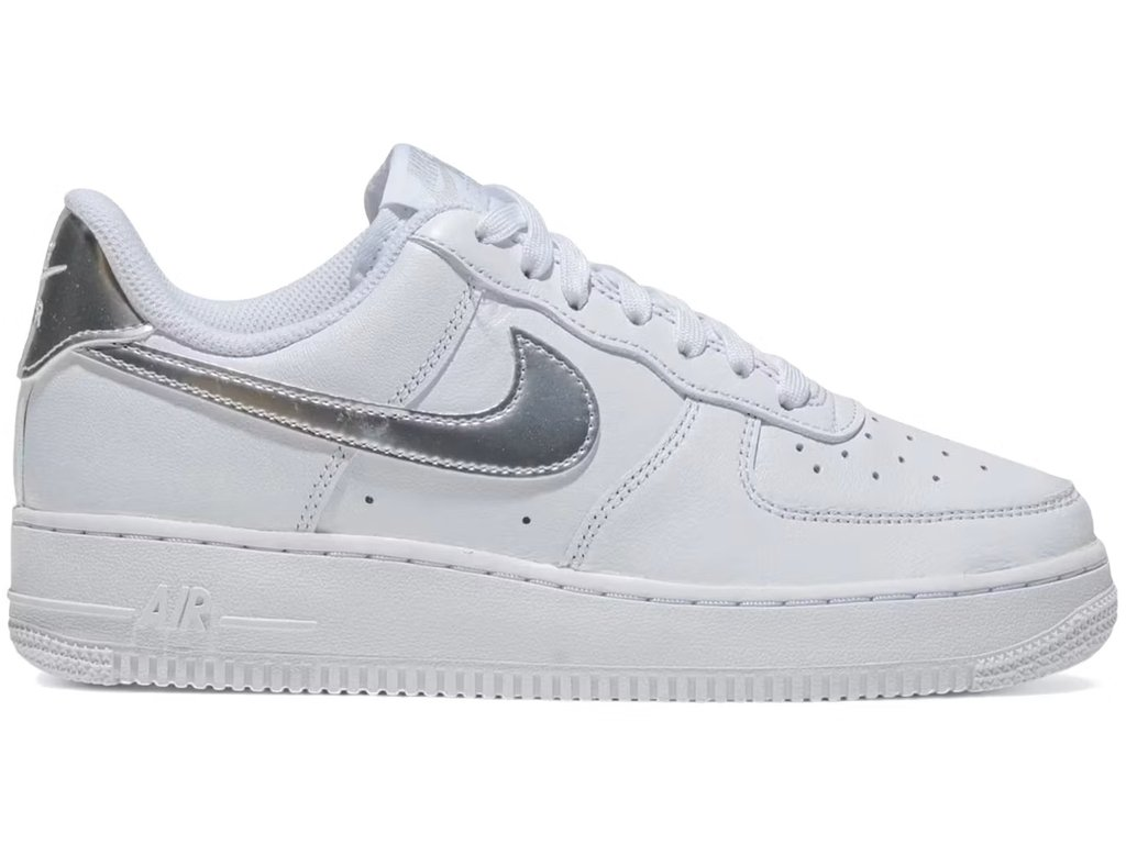 Nike Air Force 1 Low '07 SE White Metallic Silver (Women's) – tenisky
