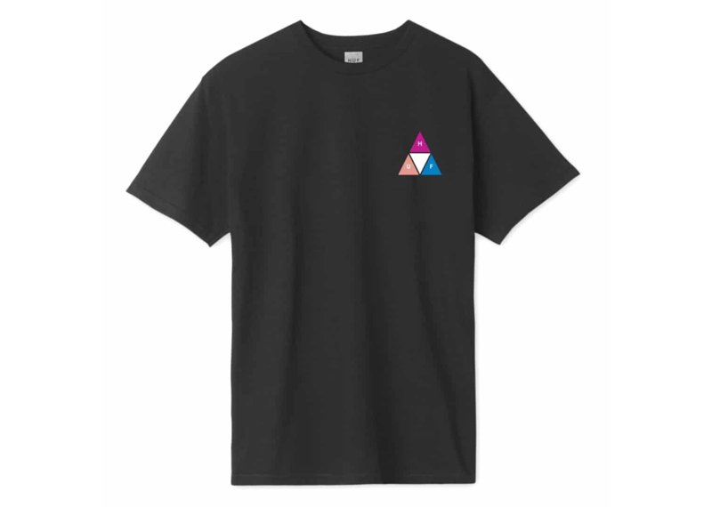 HUF TT Prism Crew Black Tee