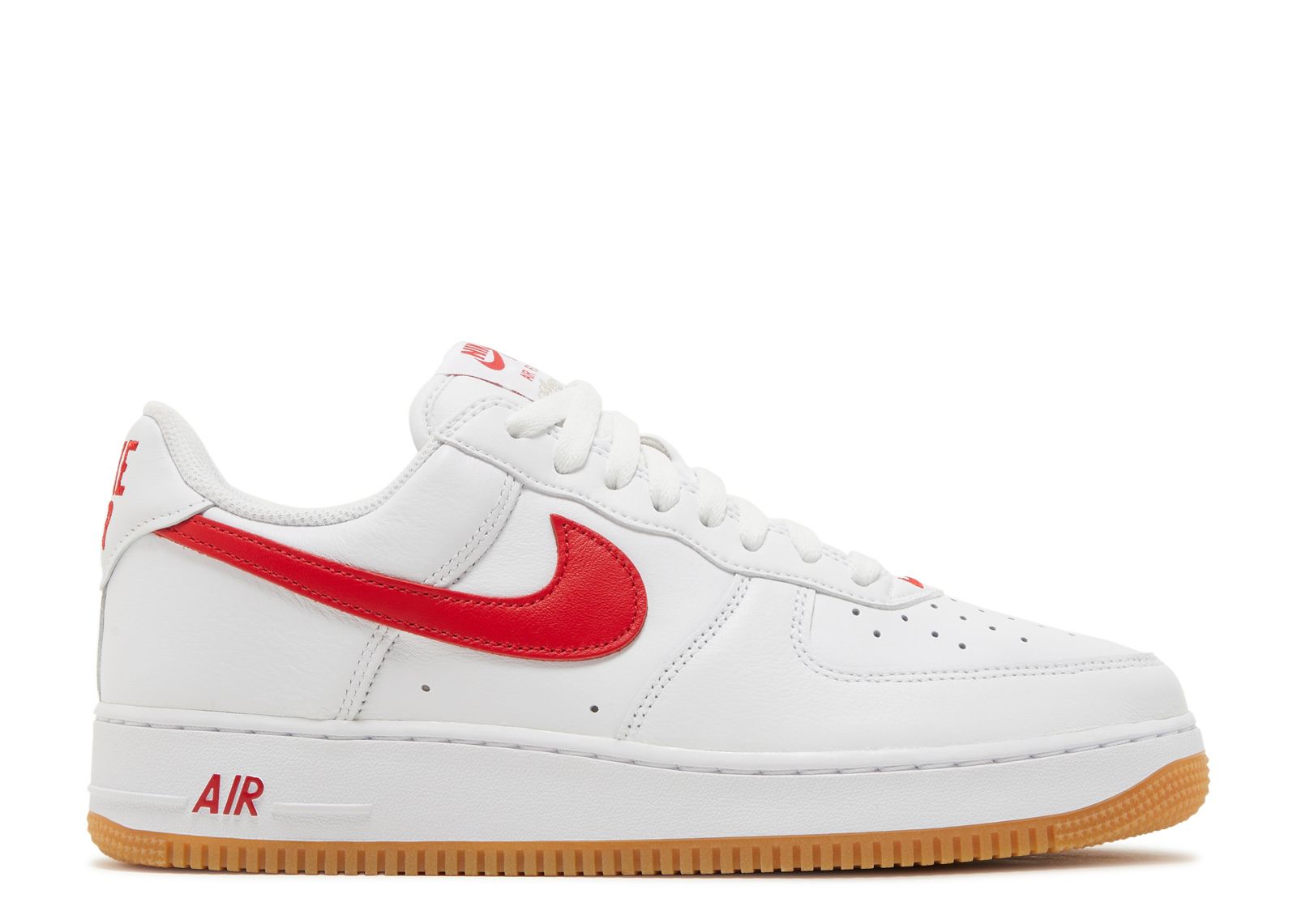 Air Force 1 Low Color of the Month - White University Red