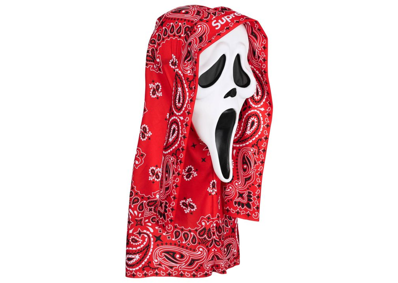 Supreme Ghostface Bandana Mask Red-Supreme-pikastore.cz