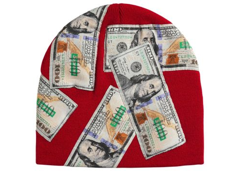 Supreme Money Beanie Red