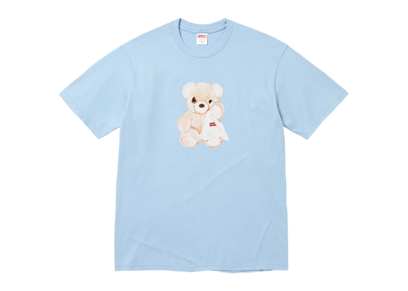 Supreme Bear Tee Powder Blue-Supreme-pikastore.cz