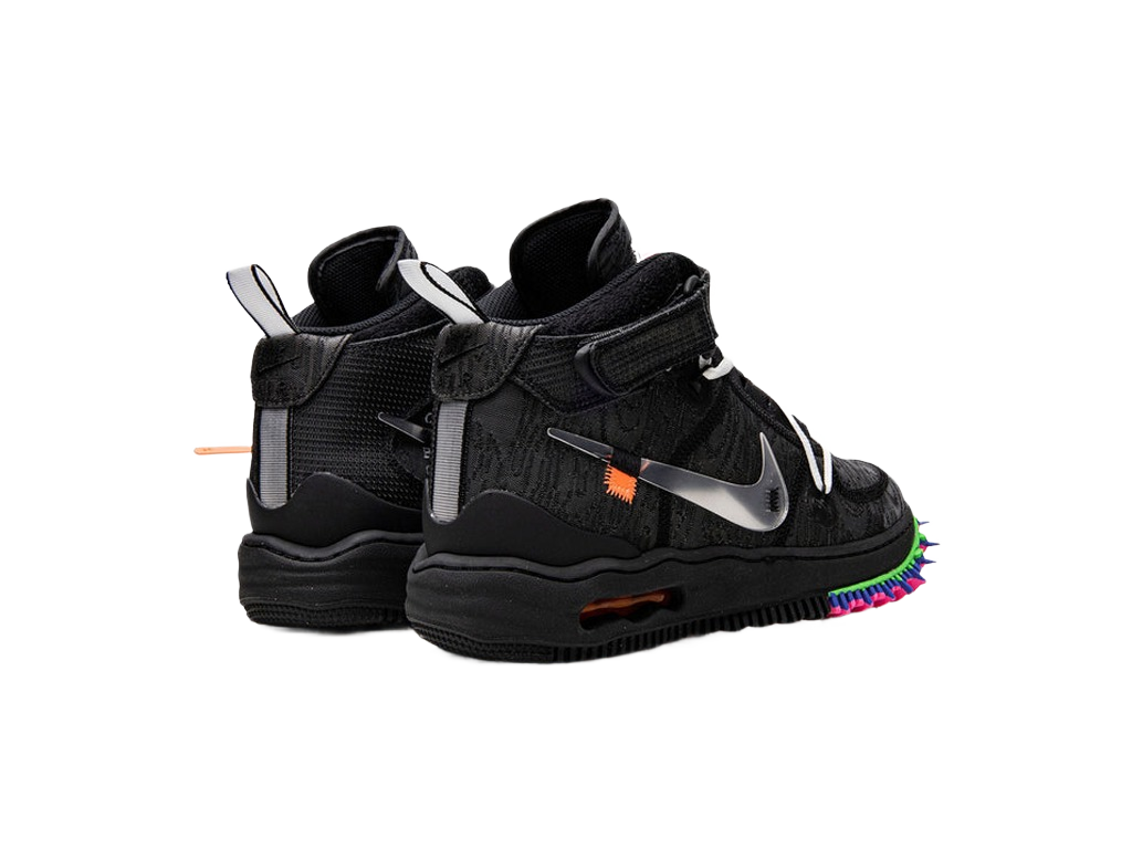 Nike Air Force 1 Mid Off-White Black-sneakers-Nike-pikastore.cz
