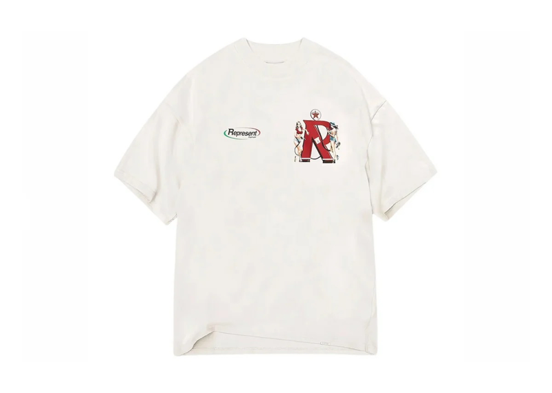 Represent Premium T-Shirt Flat White