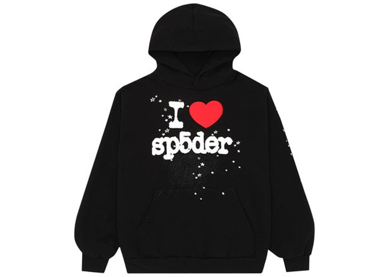 Sp5der Souvenir Hoodie Black-Sp5der-pikastore.cz