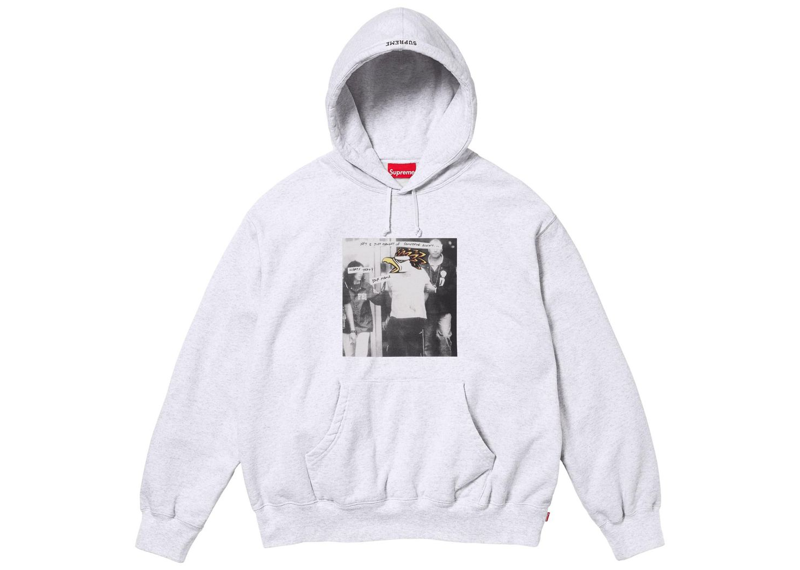 Supreme x Antihero Hooded Sweatshirt Ash Grey