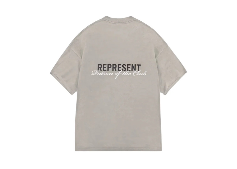 Represent Patron Of The Club T-shirt Mudstone