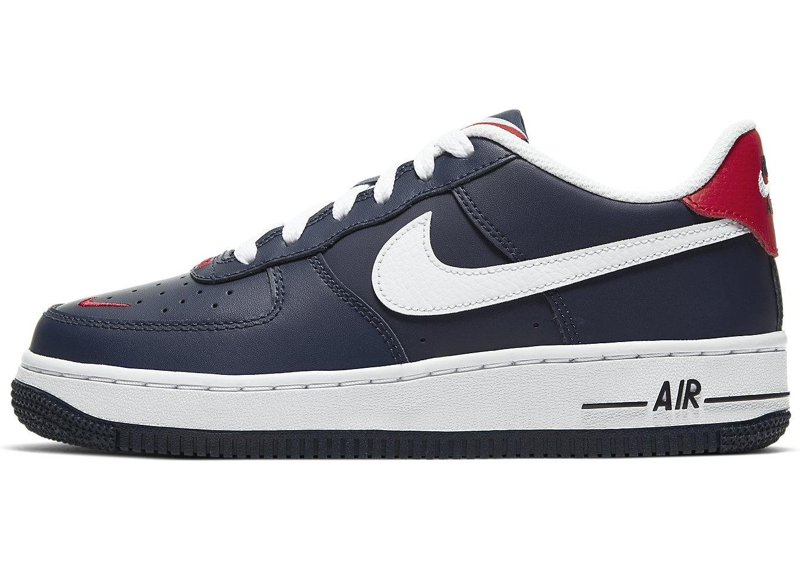 Nike Air Force 1 Blue Red