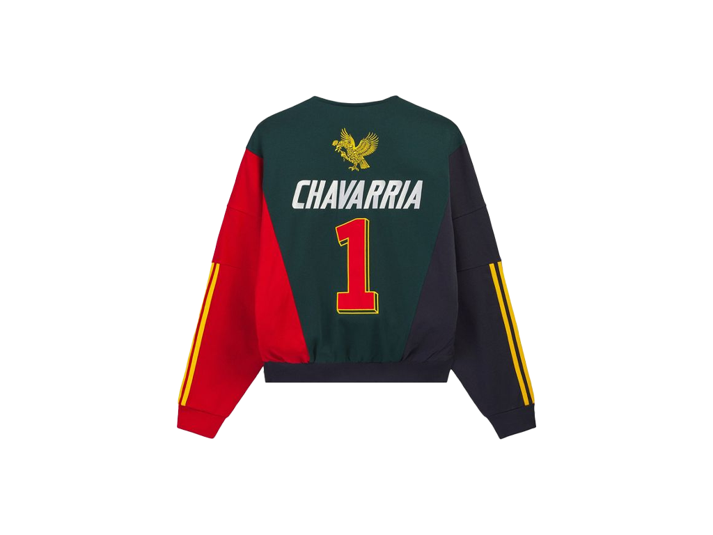 Adidas x Willy Chavarria Watsonville Quarter Zip Aurora Ivy/Legend Ink/Better Scarlet-Adidas-pikastore.cz