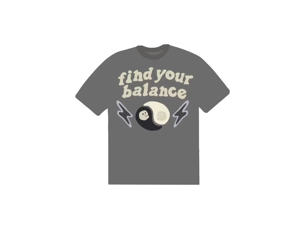 Broken Planet Find Your Balance T-shirt Ash Grey-Broken Planet-pikastore.cz