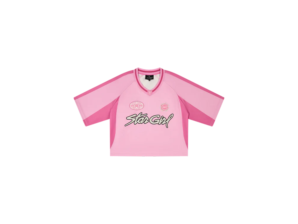 Broken Planet Stargirl Football Jersey Pink