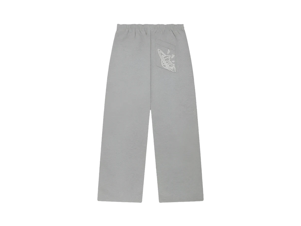 Broken Planet Wide-Leg Sweatpants Heather Grey