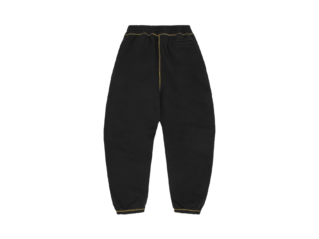 Corteiz Alcatraz Contrast Sweatpant Black/Yellow-Corteiz-pikastore.cz