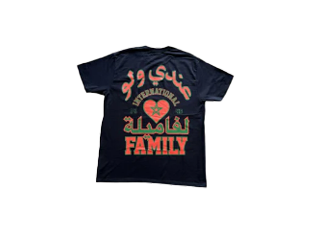 Corteiz Tee Family International Morocco Black-Corteiz-pikastore.cz
