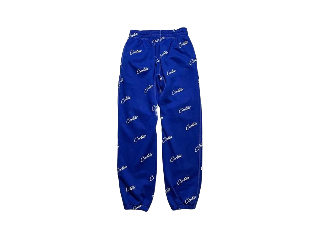 Corteiz All Over Print Joggers Royal Blue-Corteiz-pikastore.cz
