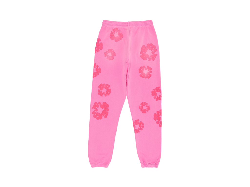Denim Tears Mono Cotton Wreath Sweatpants Pink
