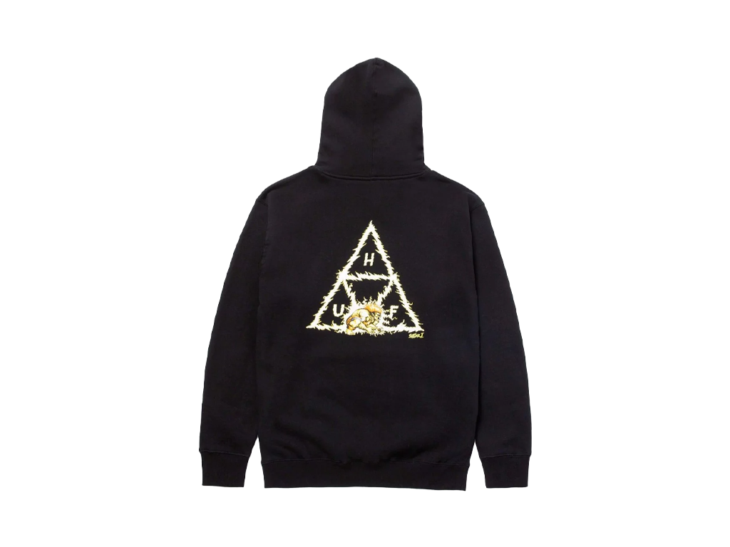HUF Blanka TT Hoodie Black-HUF-pikastore.cz