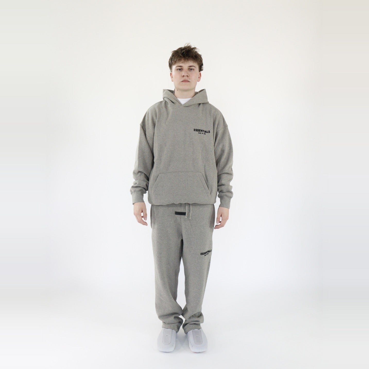 pikastore.cz Fear of God Essentials S22 Relaxed Sweatpants + S22 Hoodie Dark Oatmeal - SET-Bundle-pikastore.cz-pikastore.cz