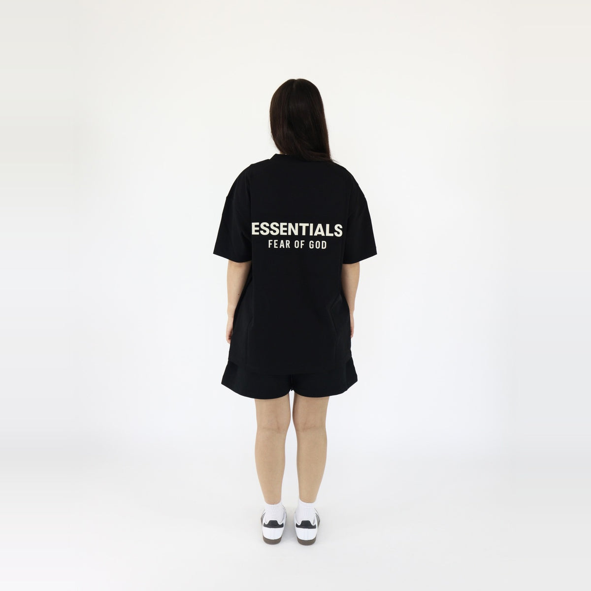 pikastore.cz - Fear of God Essentials S25 T-Shirt Jet Black + S25 Shorts Glossy Jet Black SET-Bundle-pikastore.cz-pikastore.cz