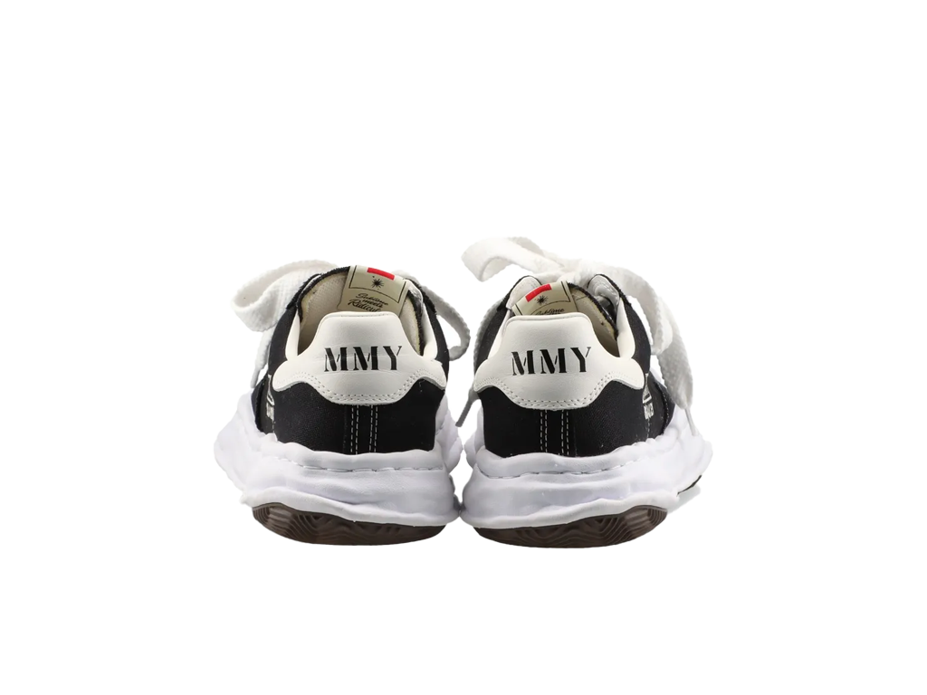 Maison Mihara Yasuhiro Blakey OG Sole Canvas Low Black White-Maison Mihara Yasuhiro-pikastore.cz