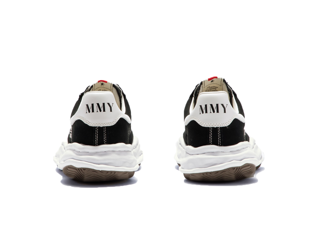 Maison Mihara Yasuhiro Blakey OG Sole Vintage Canvas Low Black-Maison Mihara Yasuhiro-pikastore.cz