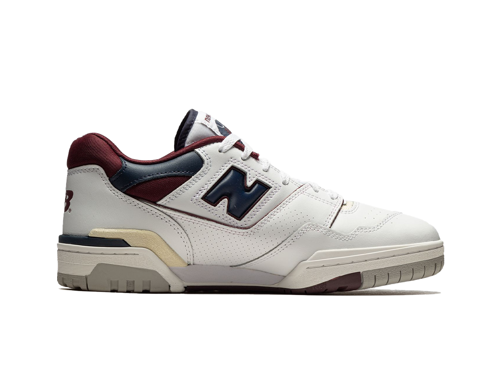 New Balance 550 White Indigo Burgundy-New Balance-pikastore.cz