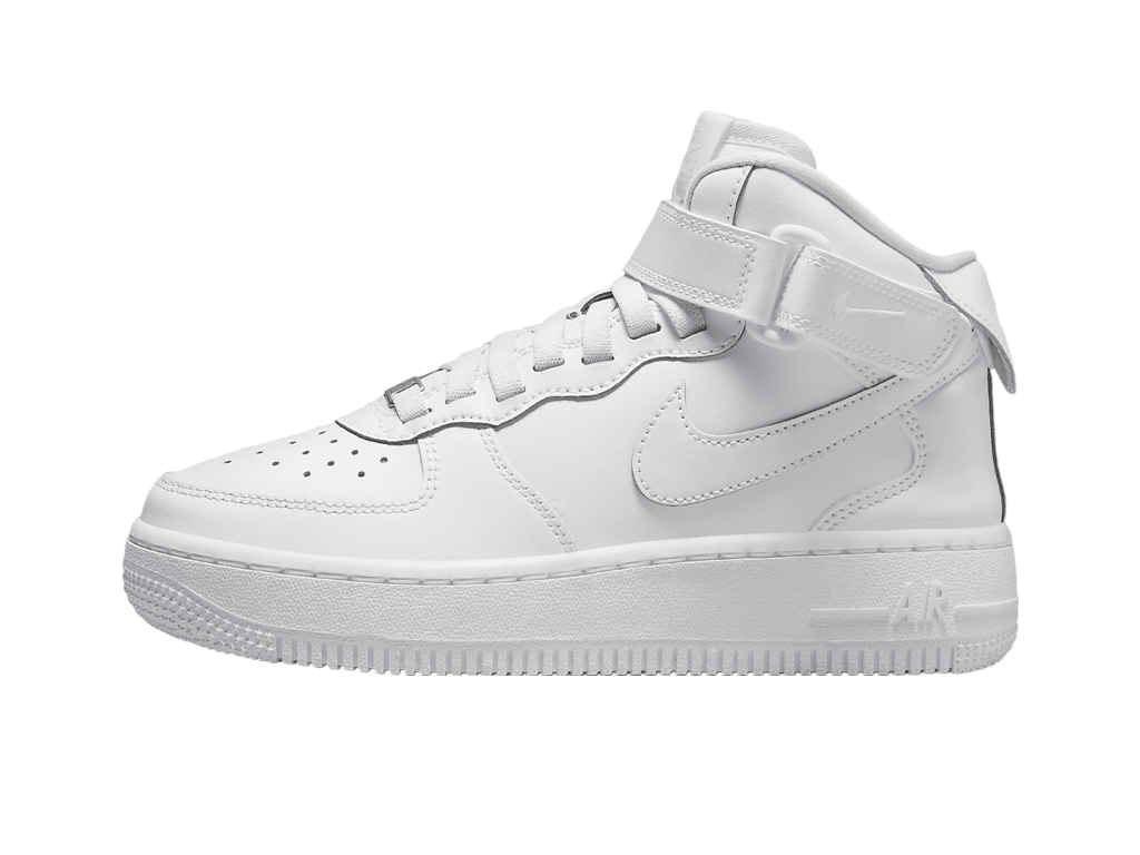 Nike Air Force 1 Mid EasyOn SE GS Triple White-Nike-pikastore.cz