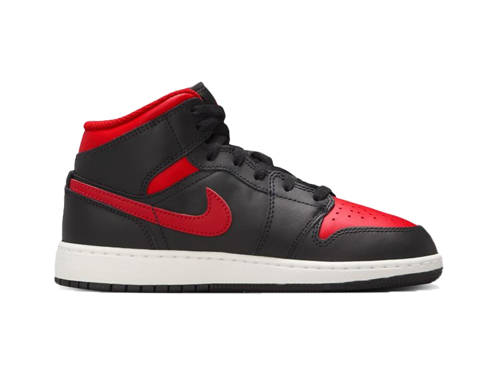 Nike Air Jordan 1 Mid GS Bred Twist-Air Jordan-pikastore.cz