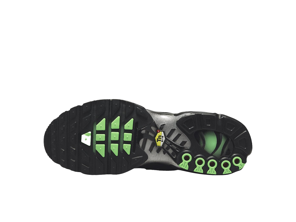 Nike Air Max Plus GS Black Silver Green Strike-Nike-pikastore.cz