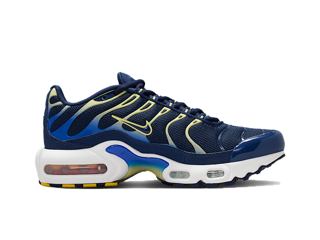 Nike Air Max Plus Midnight Navy Soft Yellow (GS)-Nike-pikastore.cz