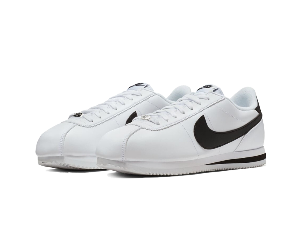 Nike Cortez Basic Leather White Black-Nike-pikastore.cz
