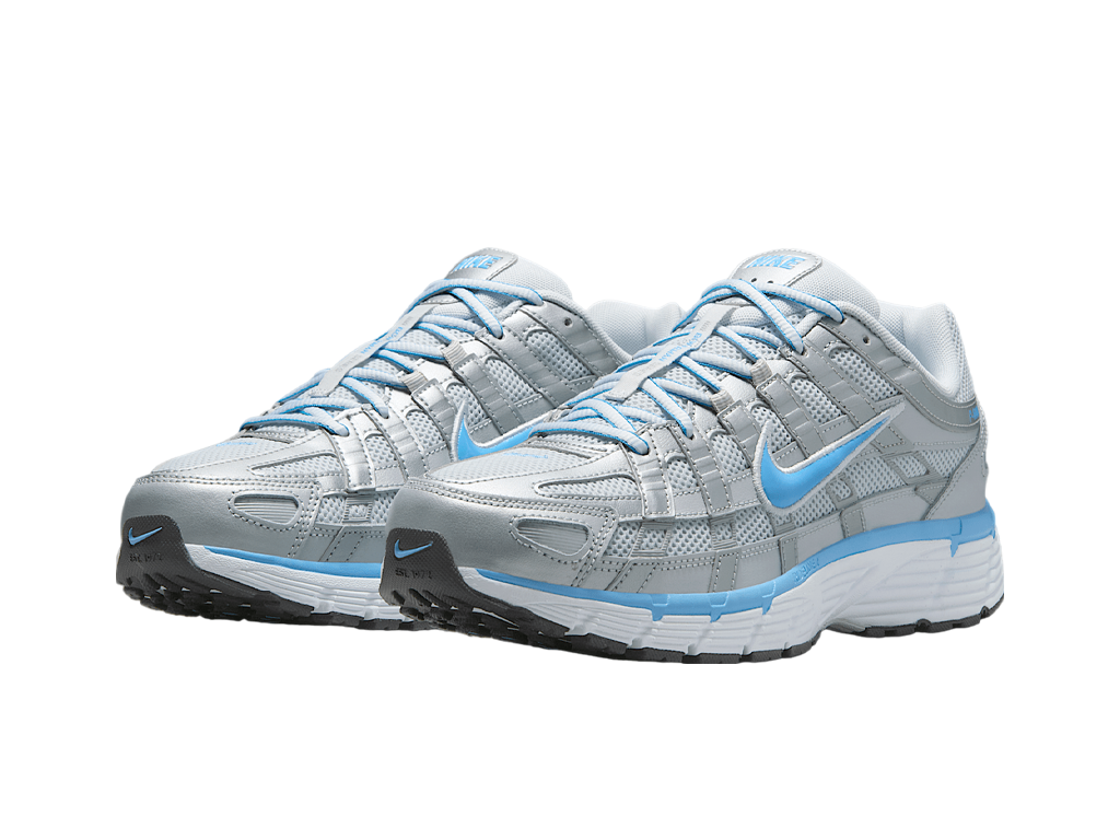 Nike P-6000 Metallic Platinum Pure Platinum Metallic Silver University Blue-Nike-pikastore.cz