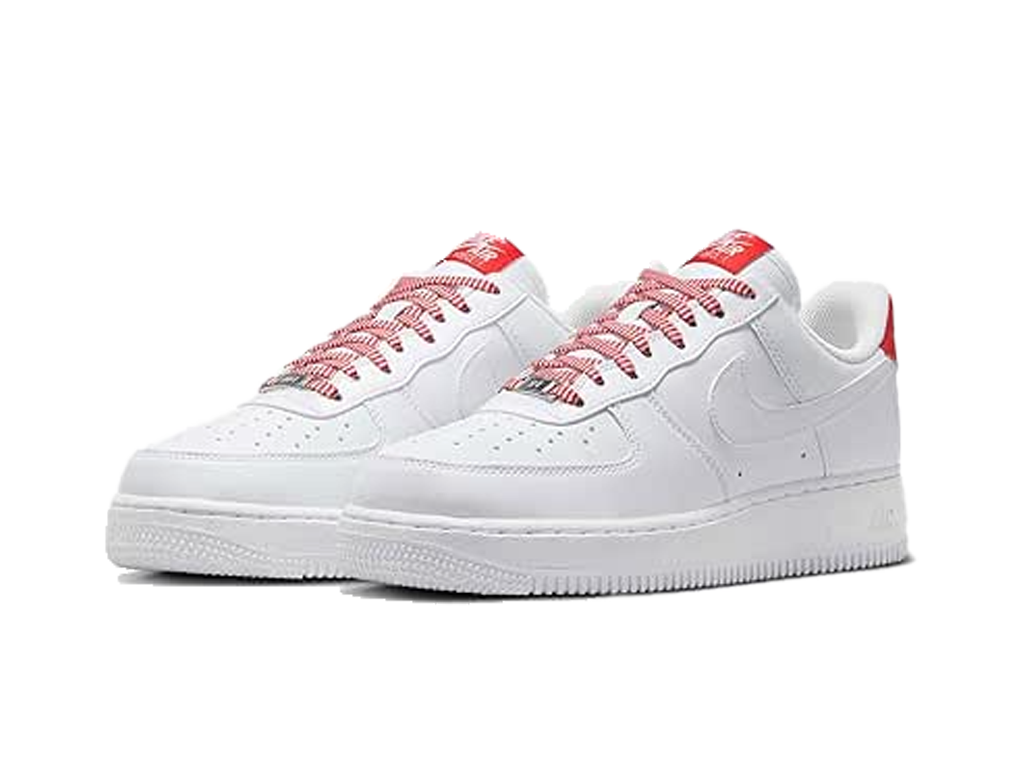 Nike Wmns Air Force 1 07 Patterned Red Laces-Nike-pikastore.cz