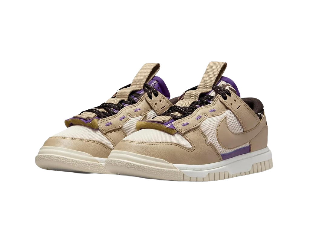 Nike Air Dunk Jumbo Light Orewood Field Purple-Nike-pikastore.cz