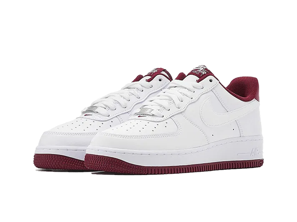 Nike Air Force 1 07 White Dark Beetroot-Nike-pikastore.cz