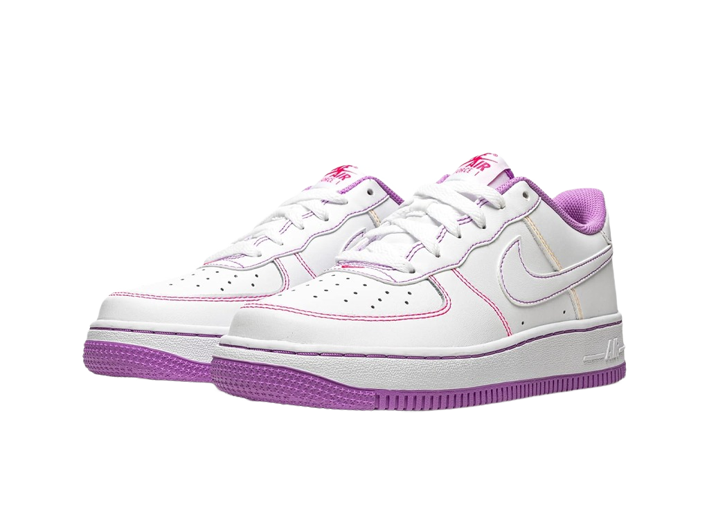 Nike Air Force 1 Low Contrast Stitch Fuchsia Glow (GS)-sneakers-Nike-pikastore.cz