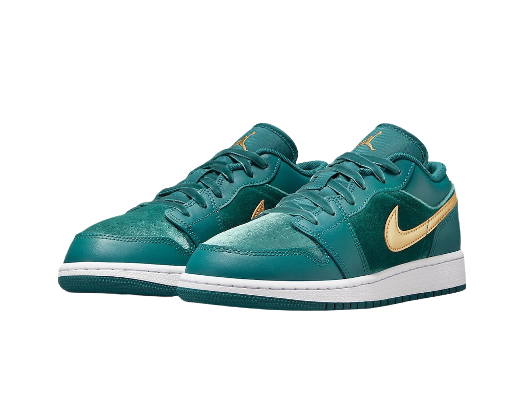 Nike Air Jordan 1 Low SE Velvet GS Geode Teal Velvet-Air Jordan-pikastore.cz