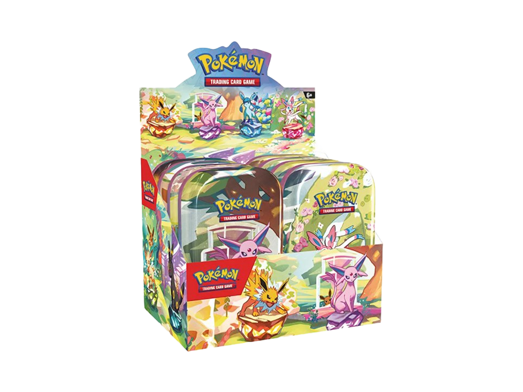 Pokemon Pokémon Scarlet & Violet Prismatic Evolutions 8 Tin Mini Display-Pokemon-pikastore.cz