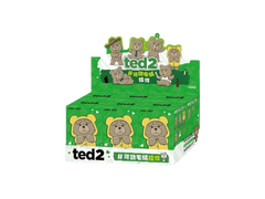 Pop Mart Ted2 Teddy Bear Action Plush Pendant Series Sealed Case (6 Blind Box)