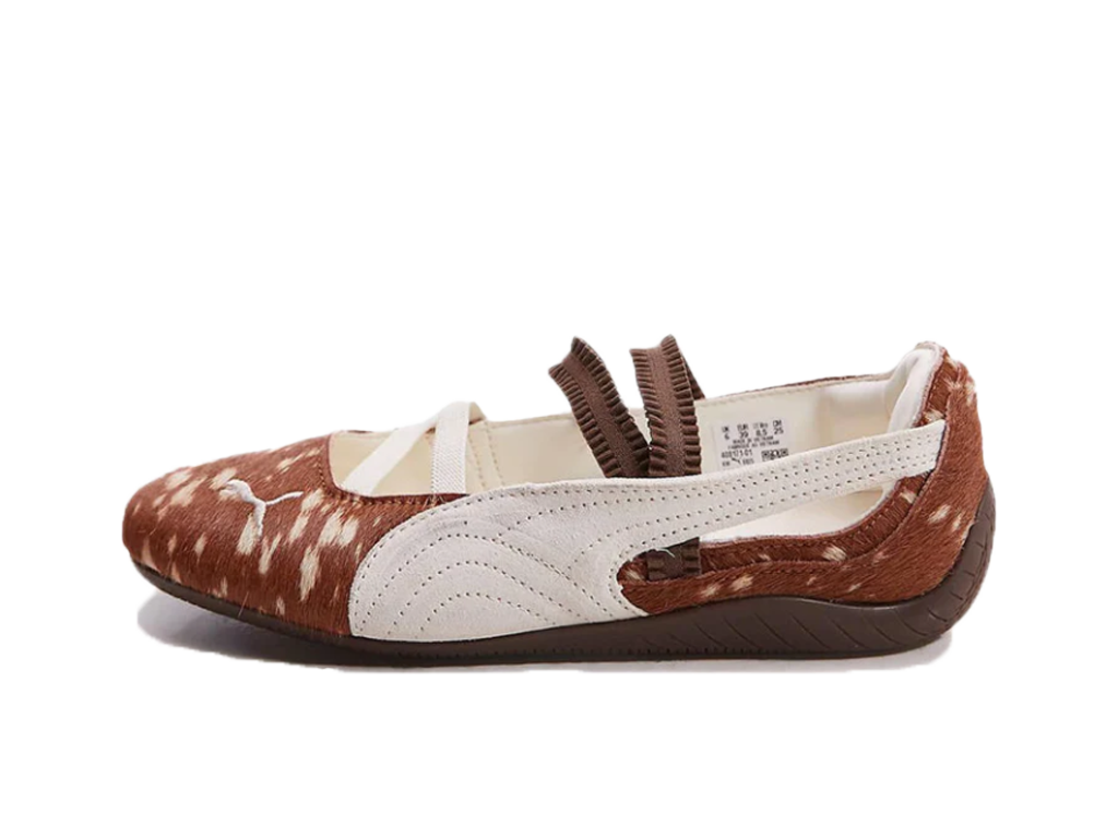 Puma Speedcat Ballet Doelette Pony Hair Deer Print Brown-Puma-pikastore.cz